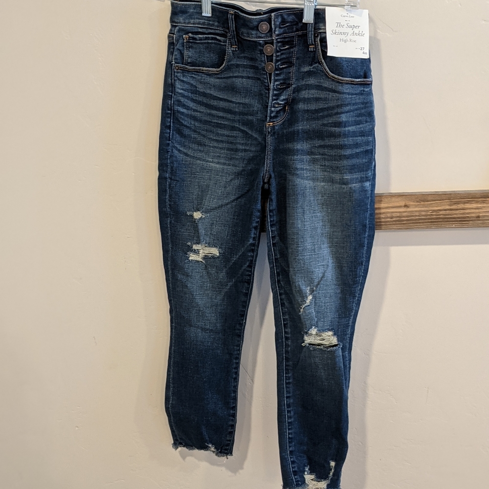 Abercrombie and fitch super skinny ankle jeans